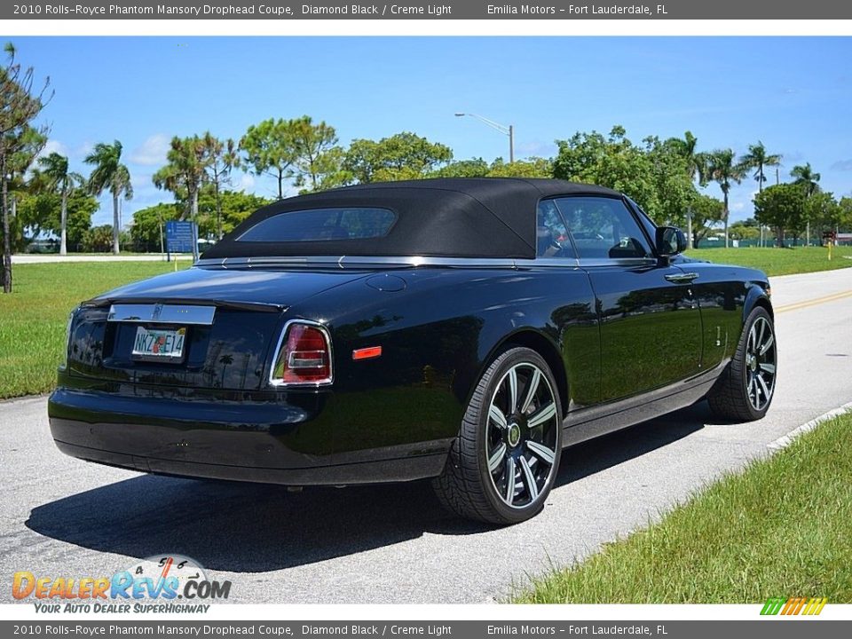 2010 Rolls-Royce Phantom Mansory Drophead Coupe Diamond Black / Creme Light Photo #9