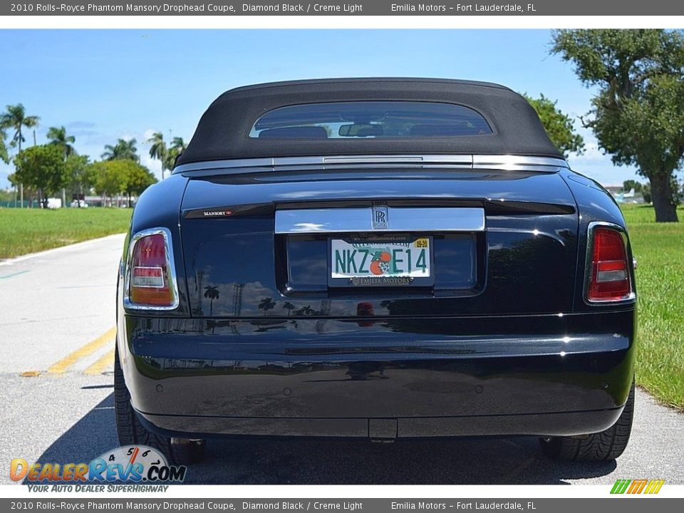 2010 Rolls-Royce Phantom Mansory Drophead Coupe Diamond Black / Creme Light Photo #10