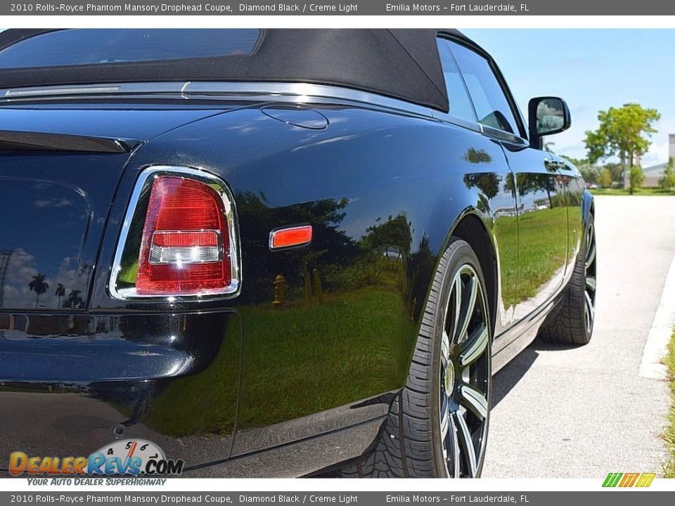 2010 Rolls-Royce Phantom Mansory Drophead Coupe Diamond Black / Creme Light Photo #12