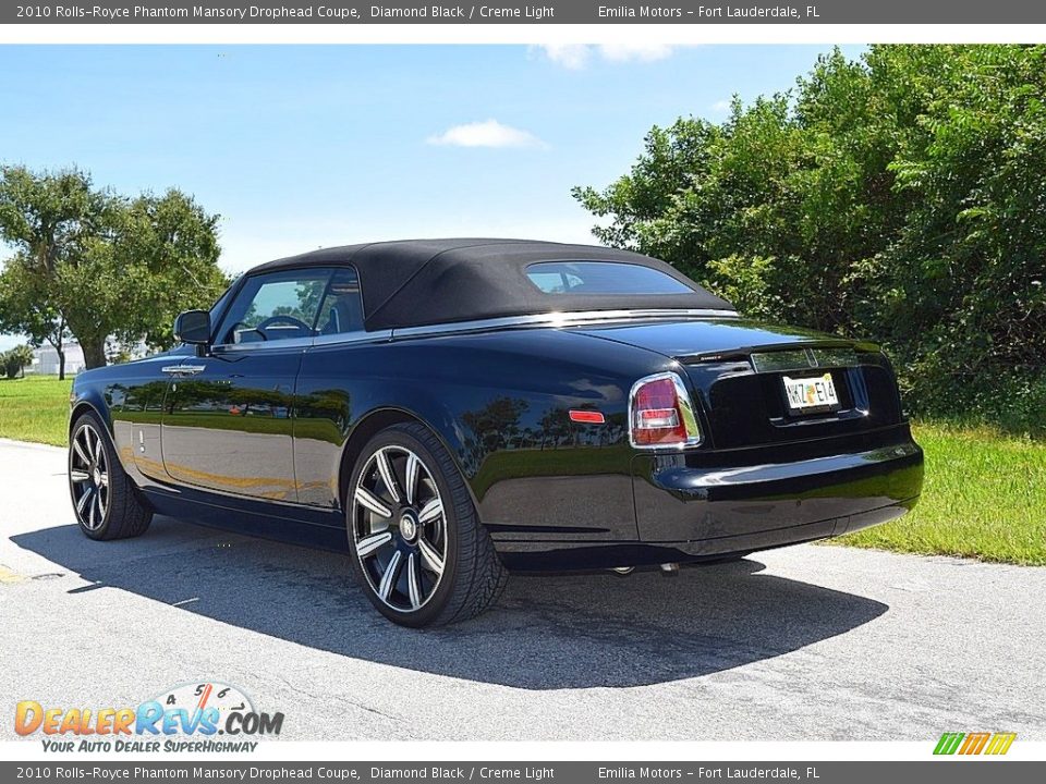 2010 Rolls-Royce Phantom Mansory Drophead Coupe Diamond Black / Creme Light Photo #13