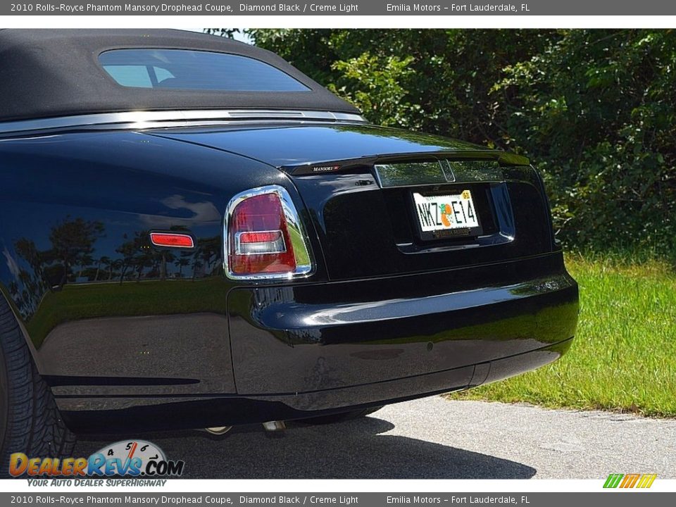 2010 Rolls-Royce Phantom Mansory Drophead Coupe Diamond Black / Creme Light Photo #14