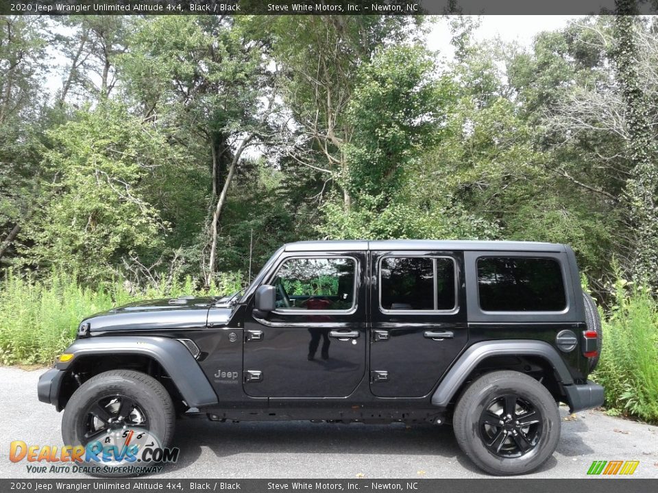 Black 2020 Jeep Wrangler Unlimited Altitude 4x4 Photo #1