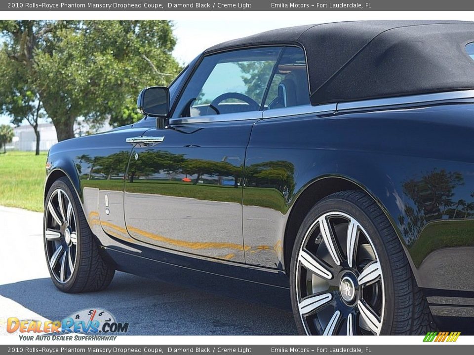 2010 Rolls-Royce Phantom Mansory Drophead Coupe Diamond Black / Creme Light Photo #16