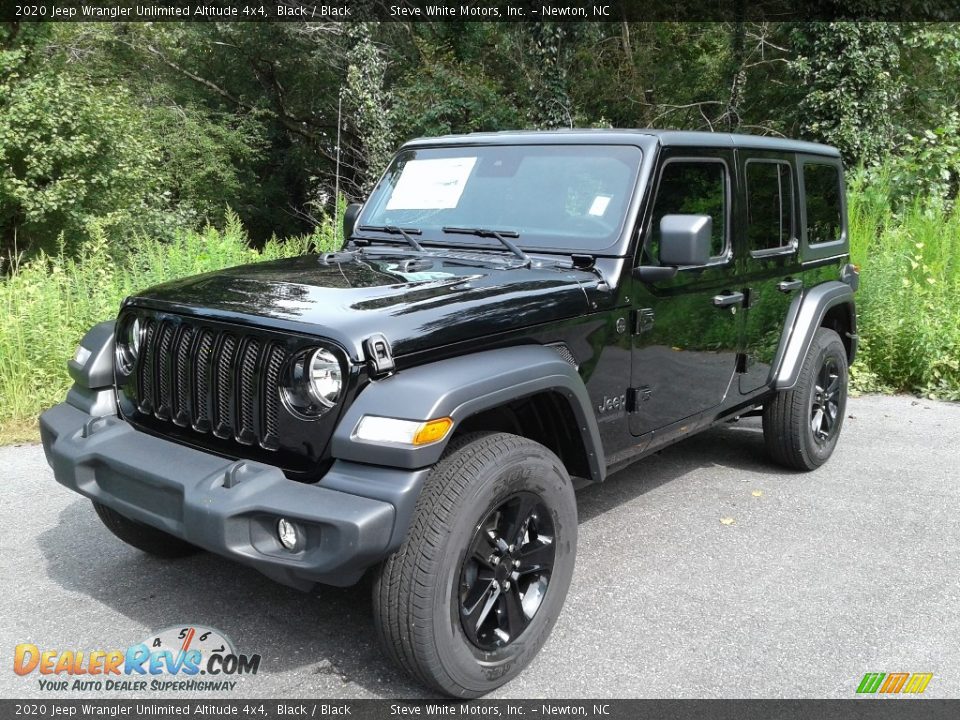 2020 Jeep Wrangler Unlimited Altitude 4x4 Black / Black Photo #2