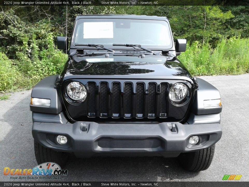 2020 Jeep Wrangler Unlimited Altitude 4x4 Black / Black Photo #3