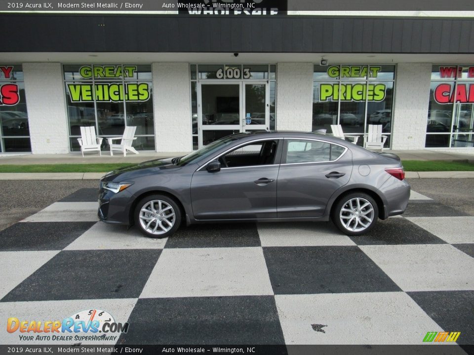 2019 Acura ILX Modern Steel Metallic / Ebony Photo #1