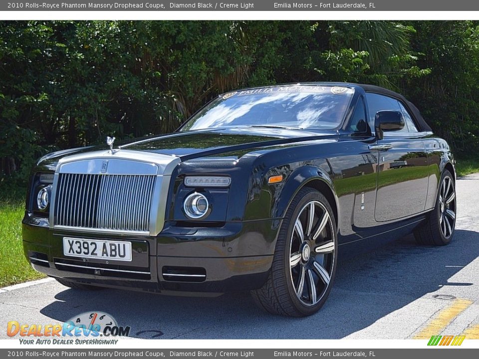 2010 Rolls-Royce Phantom Mansory Drophead Coupe Diamond Black / Creme Light Photo #20