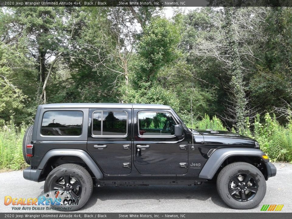 Black 2020 Jeep Wrangler Unlimited Altitude 4x4 Photo #5