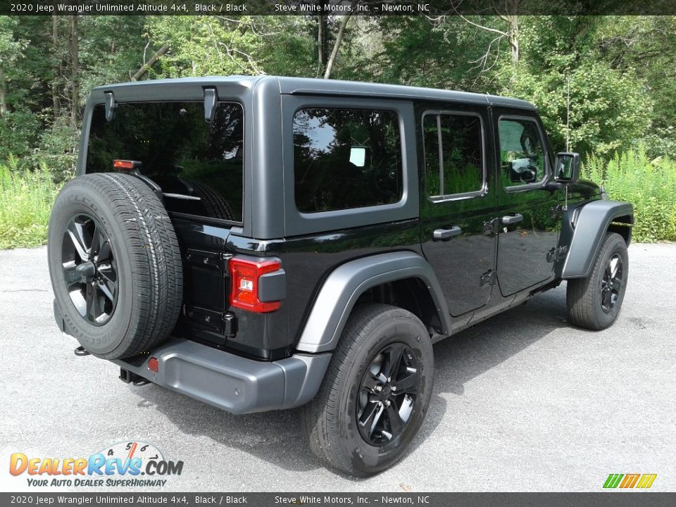 2020 Jeep Wrangler Unlimited Altitude 4x4 Black / Black Photo #6