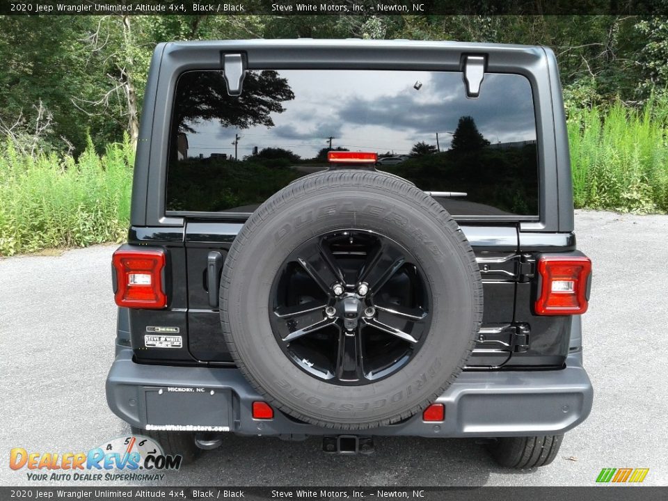 2020 Jeep Wrangler Unlimited Altitude 4x4 Black / Black Photo #7