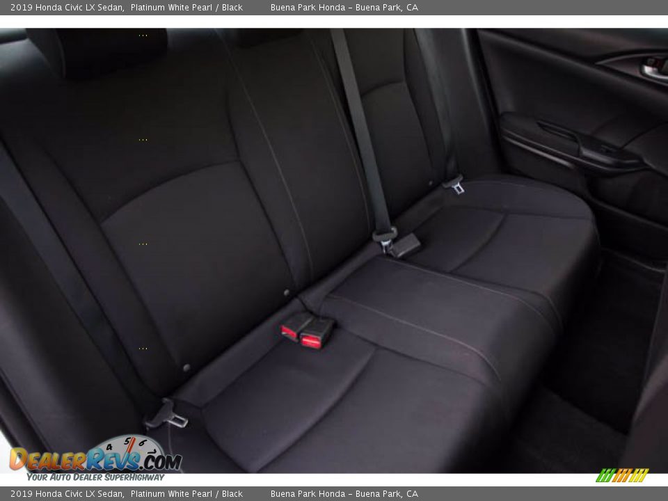 2019 Honda Civic LX Sedan Platinum White Pearl / Black Photo #22