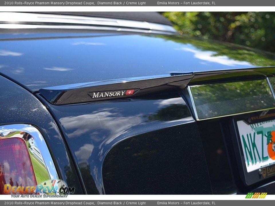 2010 Rolls-Royce Phantom Mansory Drophead Coupe Diamond Black / Creme Light Photo #34