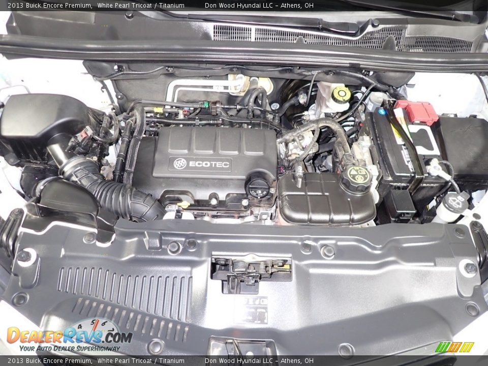 2013 Buick Encore Premium White Pearl Tricoat / Titanium Photo #6