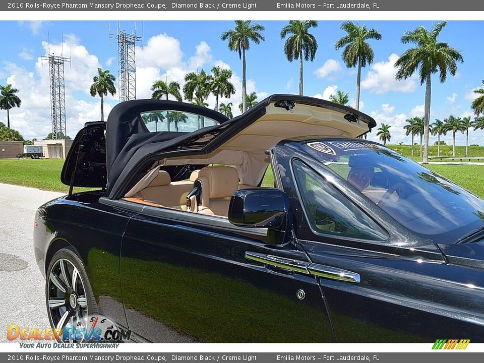 2010 Rolls-Royce Phantom Mansory Drophead Coupe Diamond Black / Creme Light Photo #37