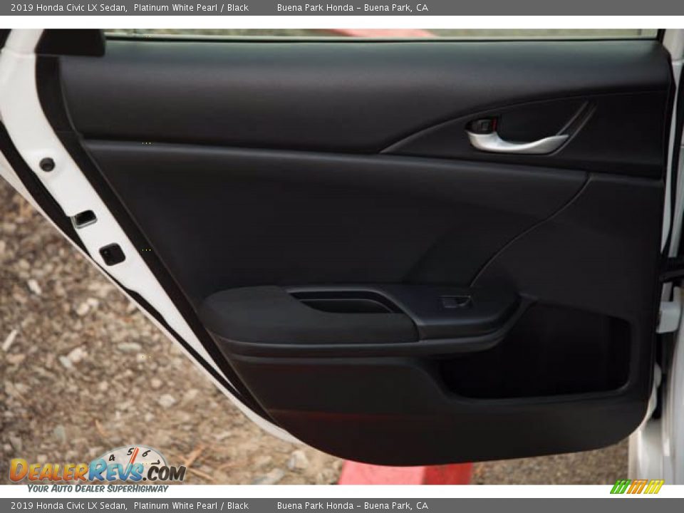 2019 Honda Civic LX Sedan Platinum White Pearl / Black Photo #30