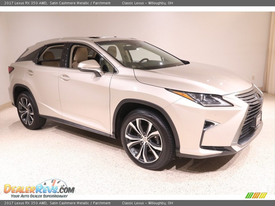 2017 Lexus RX 350 AWD Satin Cashmere Metallic / Parchment Photo #1