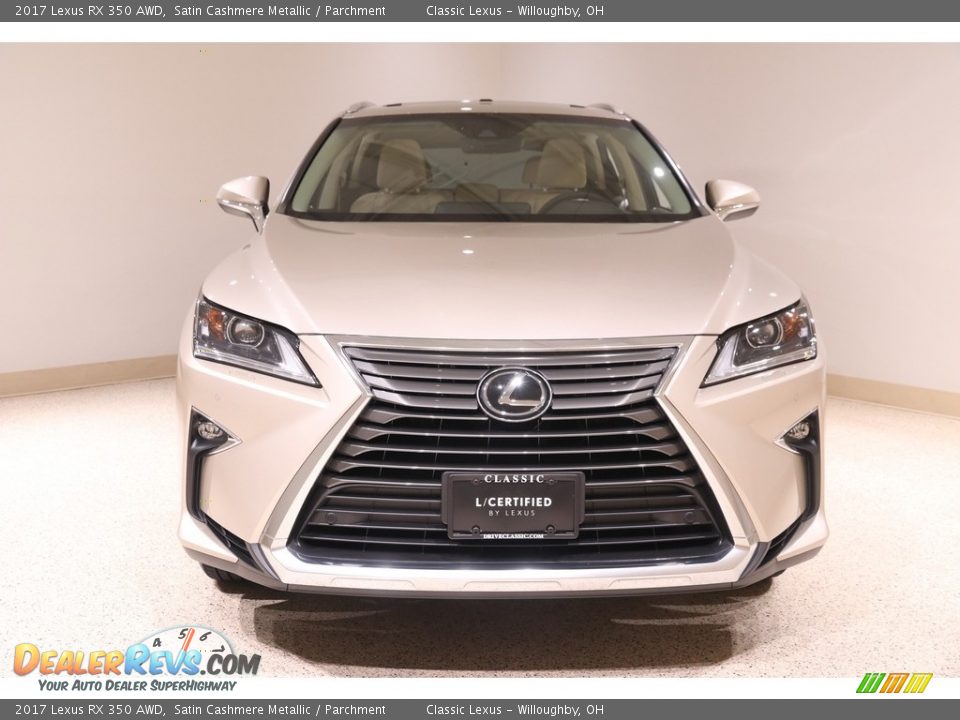 2017 Lexus RX 350 AWD Satin Cashmere Metallic / Parchment Photo #2