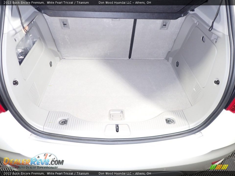 2013 Buick Encore Premium White Pearl Tricoat / Titanium Photo #13