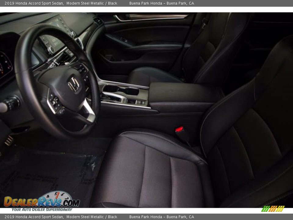 2019 Honda Accord Sport Sedan Modern Steel Metallic / Black Photo #3