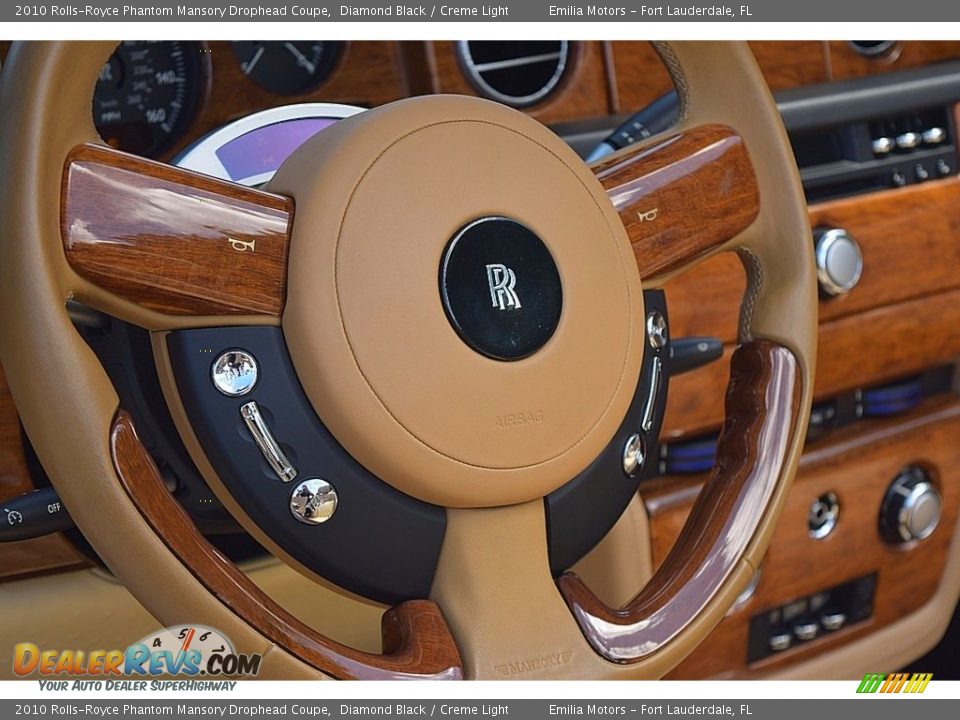2010 Rolls-Royce Phantom Mansory Drophead Coupe Steering Wheel Photo #54