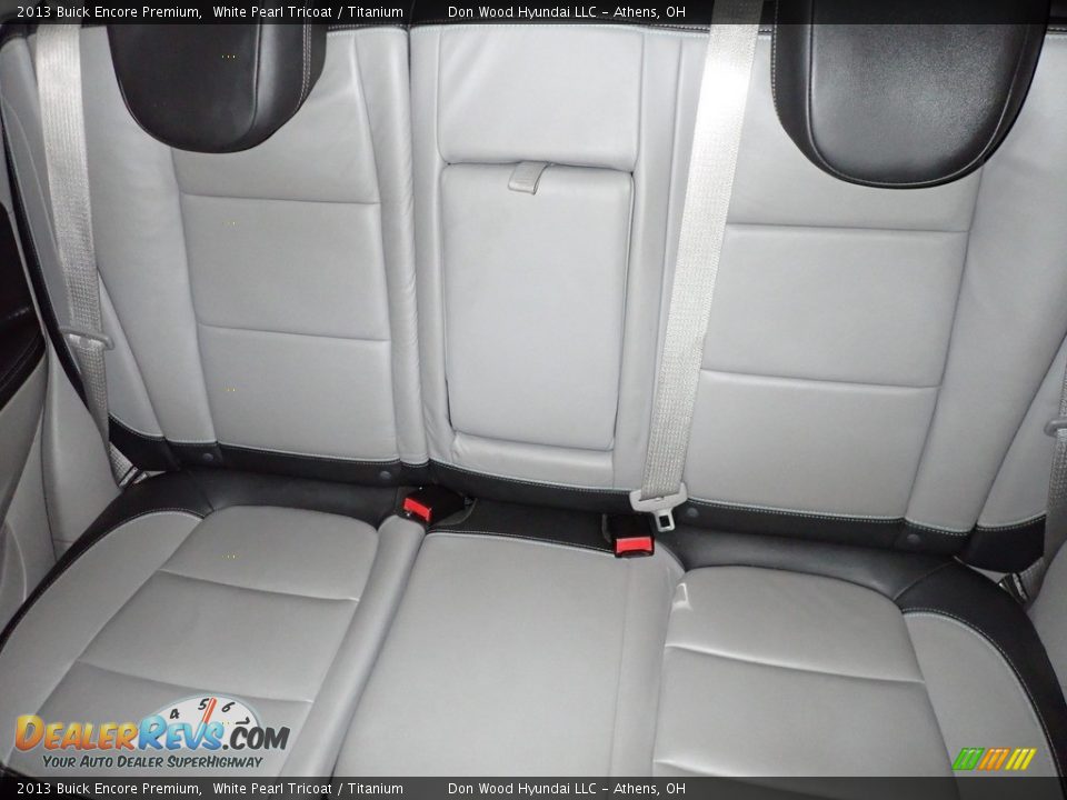 2013 Buick Encore Premium White Pearl Tricoat / Titanium Photo #20