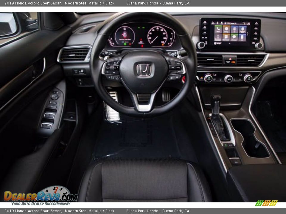 2019 Honda Accord Sport Sedan Modern Steel Metallic / Black Photo #5