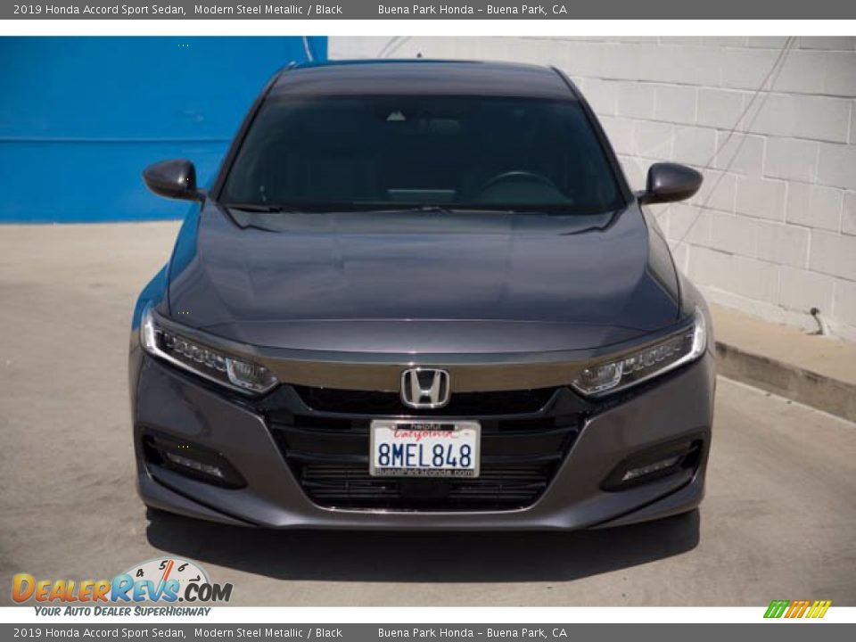 2019 Honda Accord Sport Sedan Modern Steel Metallic / Black Photo #7