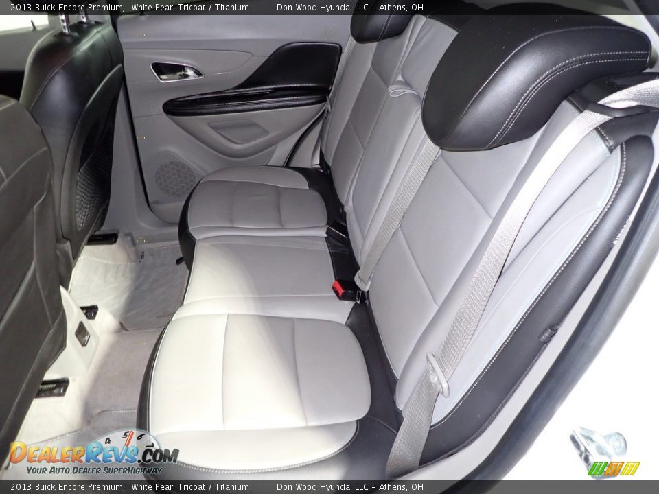 2013 Buick Encore Premium White Pearl Tricoat / Titanium Photo #22
