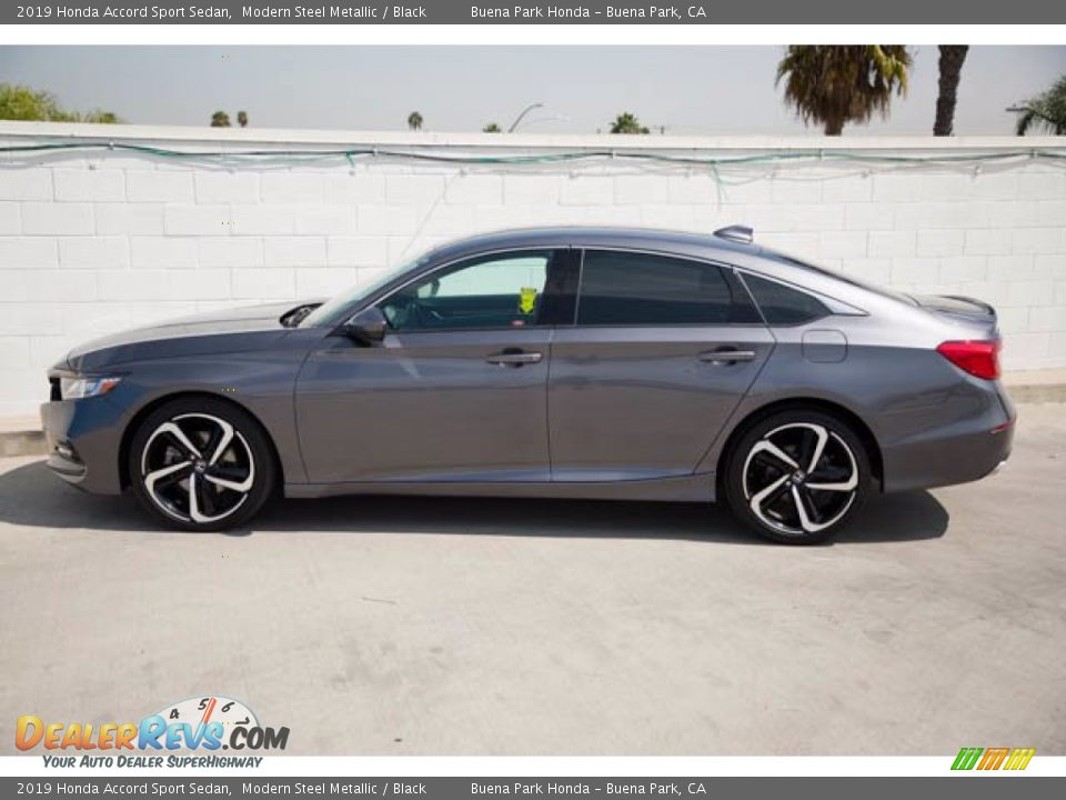 2019 Honda Accord Sport Sedan Modern Steel Metallic / Black Photo #8