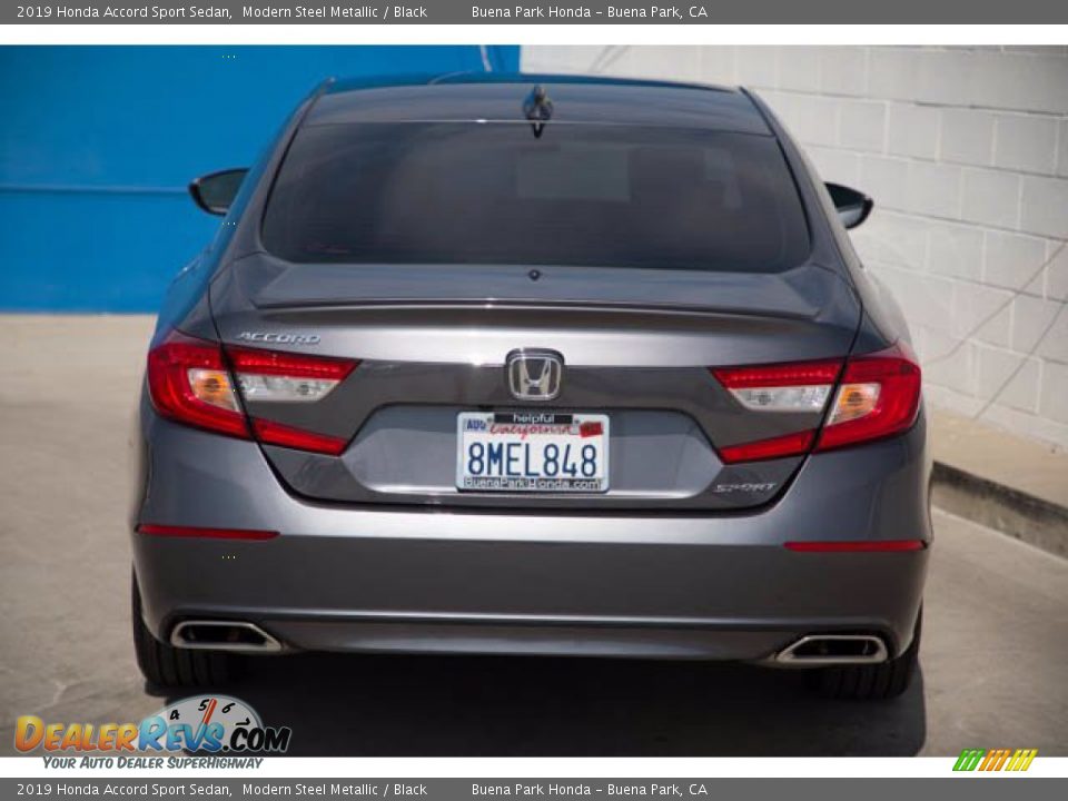 2019 Honda Accord Sport Sedan Modern Steel Metallic / Black Photo #9