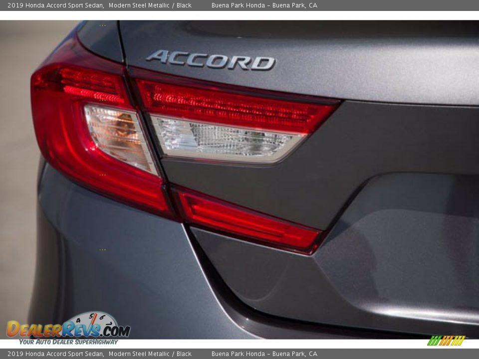 2019 Honda Accord Sport Sedan Modern Steel Metallic / Black Photo #10