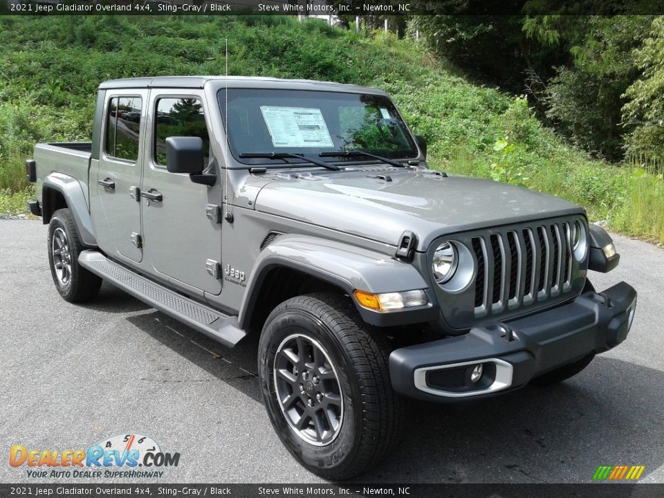 2021 Jeep Gladiator Overland 4x4 Sting-Gray / Black Photo #4