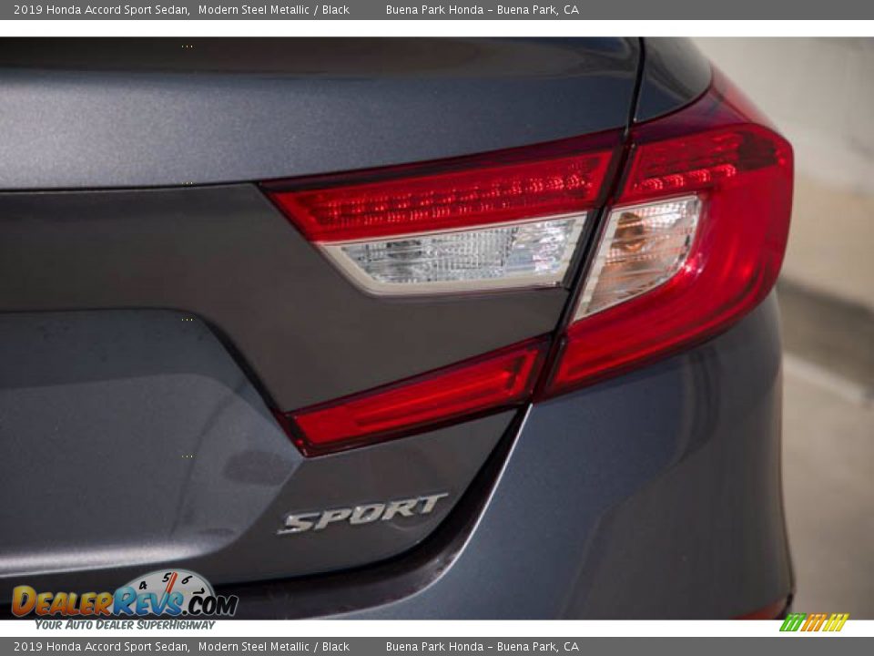 2019 Honda Accord Sport Sedan Modern Steel Metallic / Black Photo #11