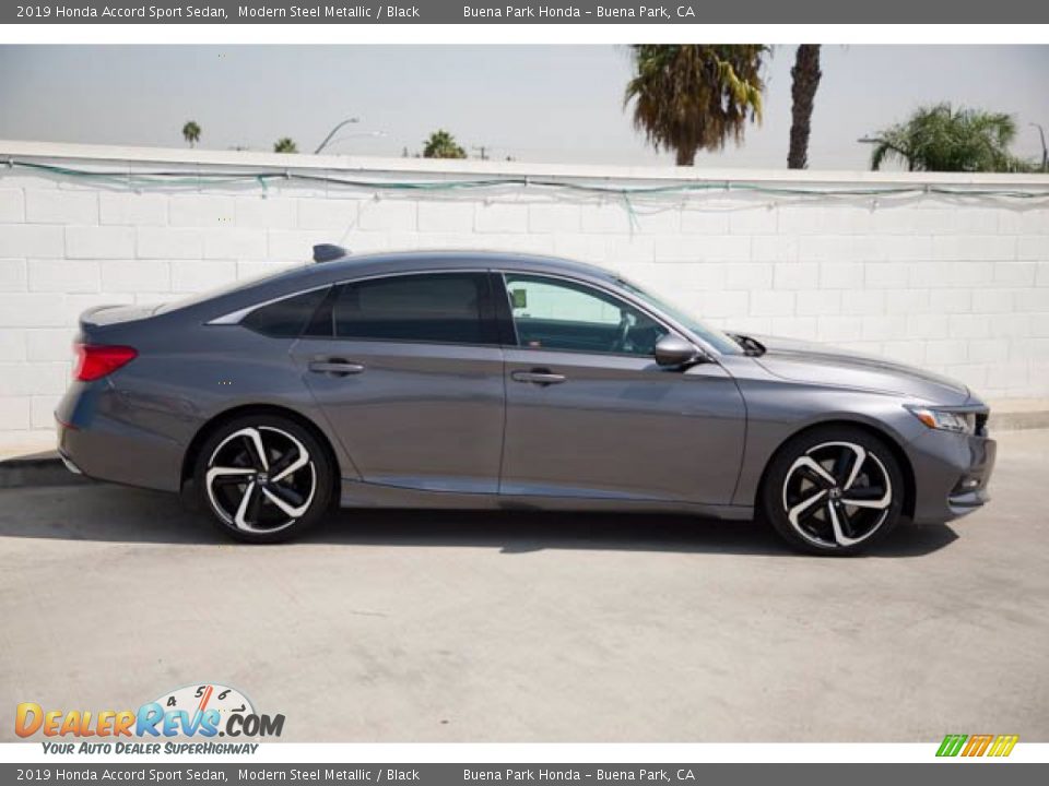2019 Honda Accord Sport Sedan Modern Steel Metallic / Black Photo #12
