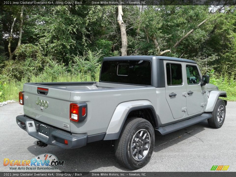 2021 Jeep Gladiator Overland 4x4 Sting-Gray / Black Photo #6