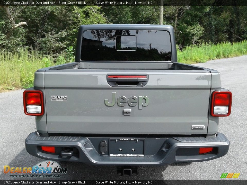 2021 Jeep Gladiator Overland 4x4 Sting-Gray / Black Photo #7