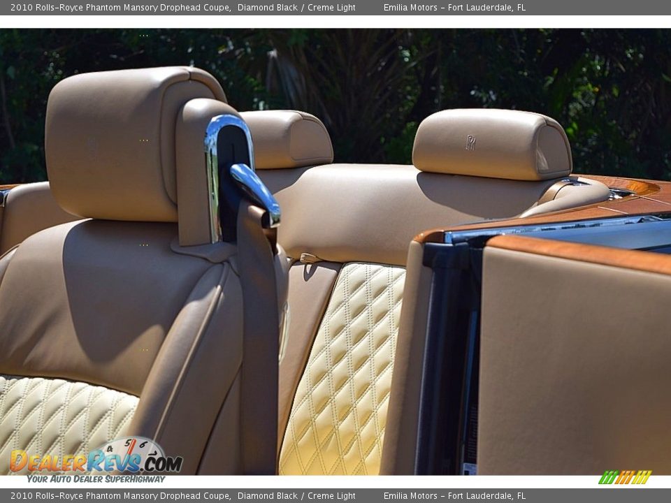 2010 Rolls-Royce Phantom Mansory Drophead Coupe Diamond Black / Creme Light Photo #69