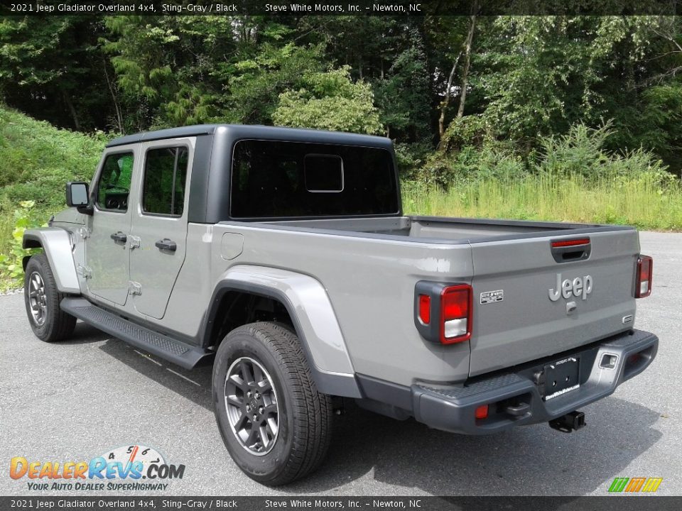 2021 Jeep Gladiator Overland 4x4 Sting-Gray / Black Photo #9