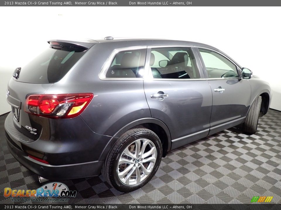 2013 Mazda CX-9 Grand Touring AWD Meteor Gray Mica / Black Photo #16