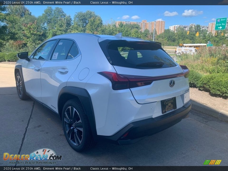 2020 Lexus UX 250h AWD Eminent White Pearl / Black Photo #4