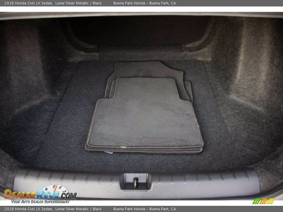 2018 Honda Civic LX Sedan Lunar Silver Metallic / Black Photo #21
