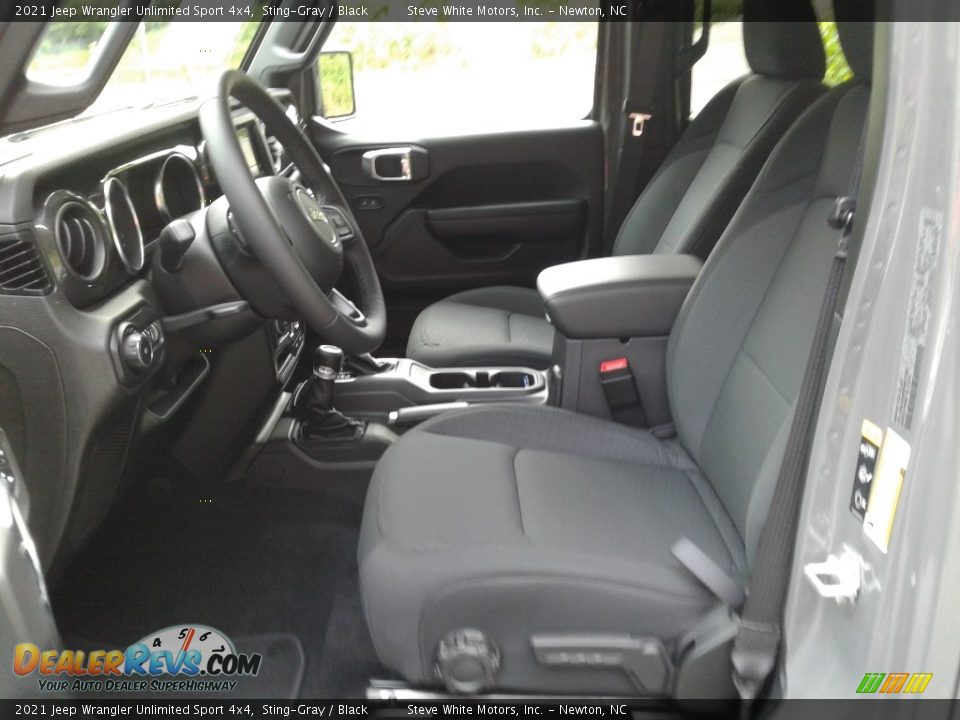 2021 Jeep Wrangler Unlimited Sport 4x4 Sting-Gray / Black Photo #10