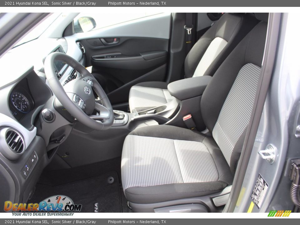 2021 Hyundai Kona SEL Sonic Silver / Black/Gray Photo #10