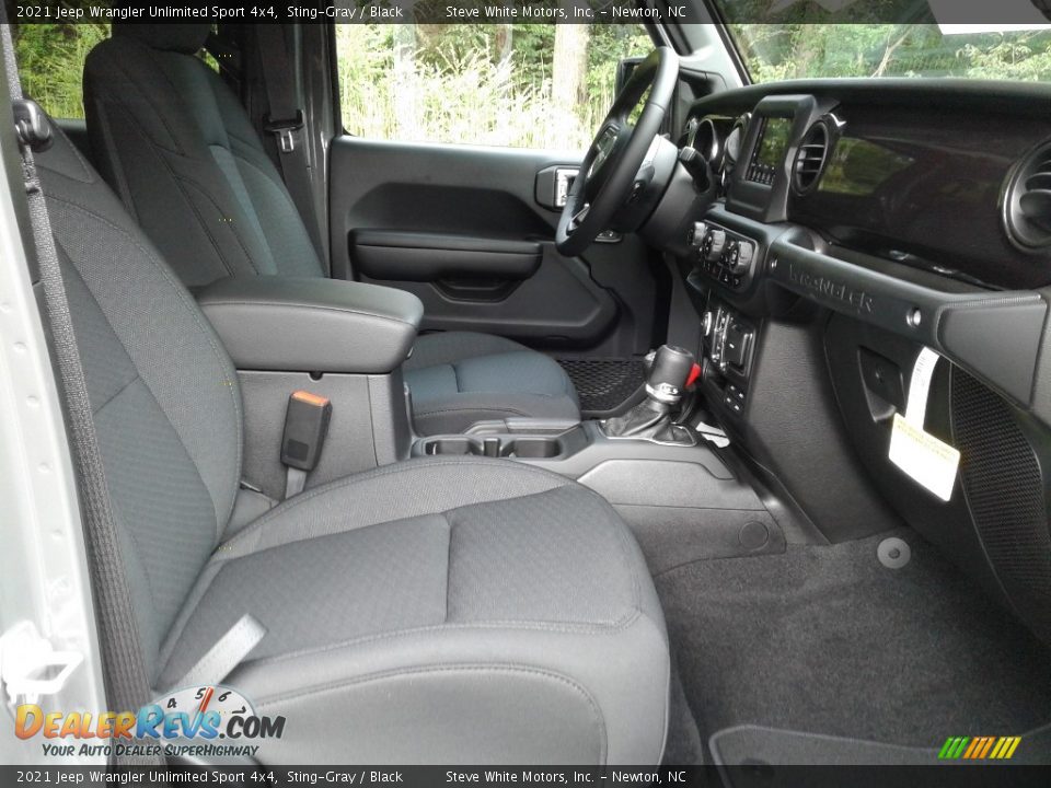 2021 Jeep Wrangler Unlimited Sport 4x4 Sting-Gray / Black Photo #16