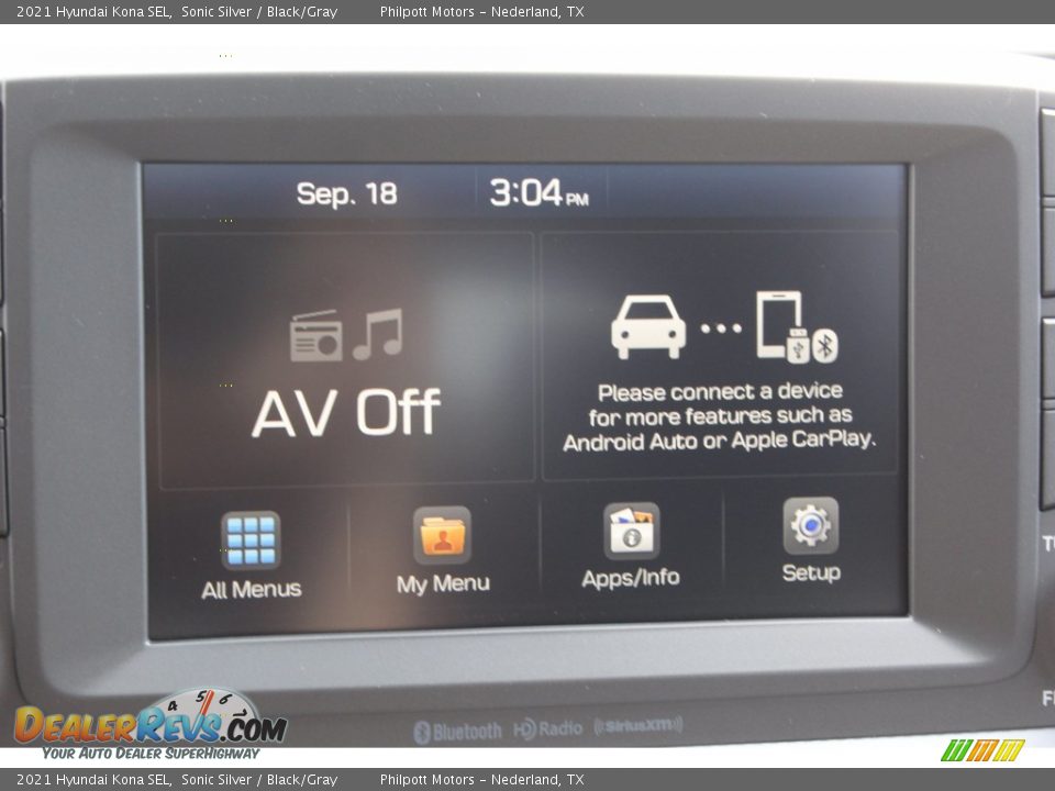 2021 Hyundai Kona SEL Sonic Silver / Black/Gray Photo #15