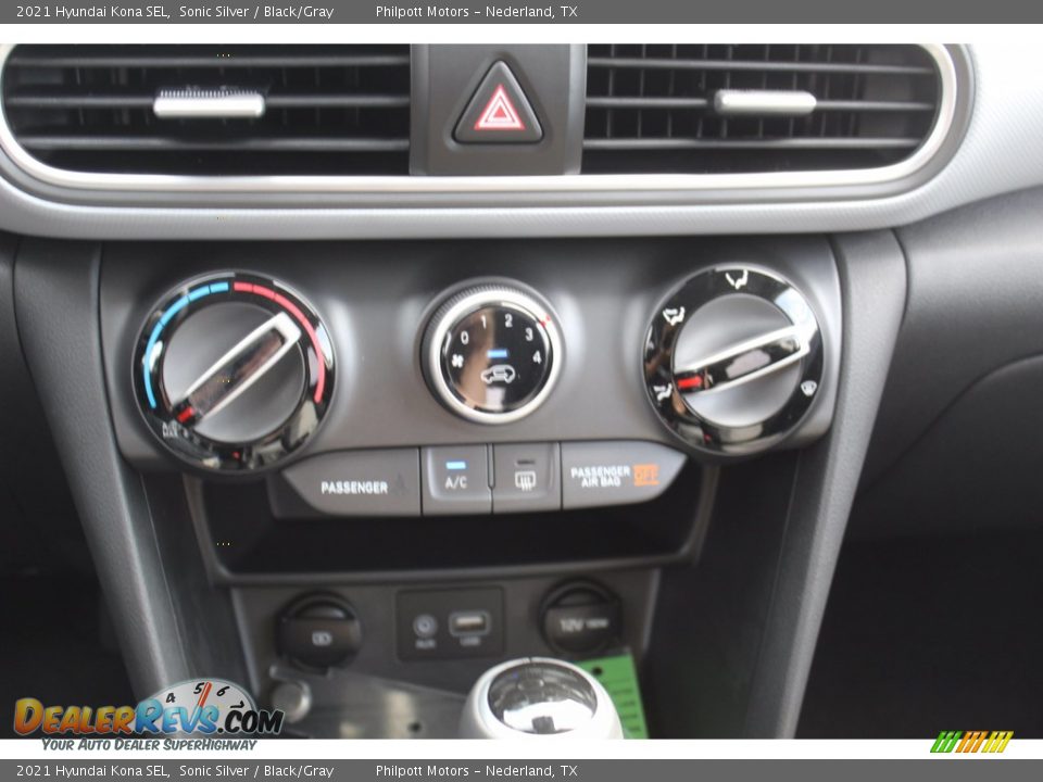 2021 Hyundai Kona SEL Sonic Silver / Black/Gray Photo #17