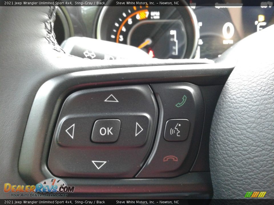 2021 Jeep Wrangler Unlimited Sport 4x4 Sting-Gray / Black Photo #18