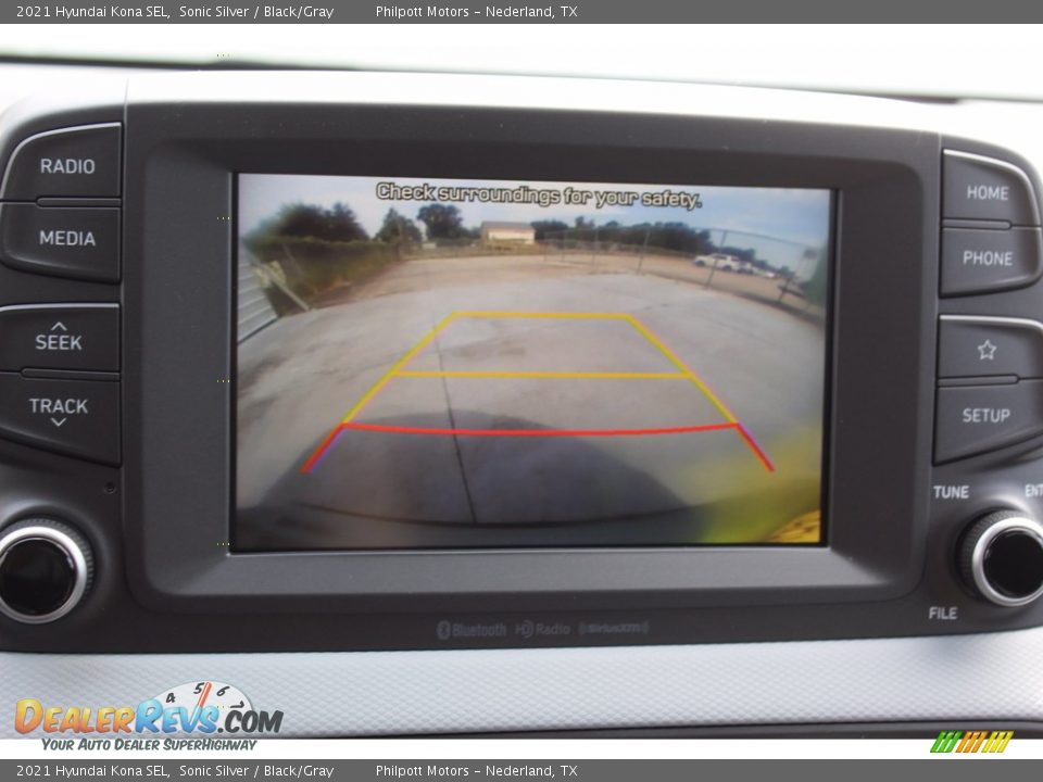 2021 Hyundai Kona SEL Sonic Silver / Black/Gray Photo #18