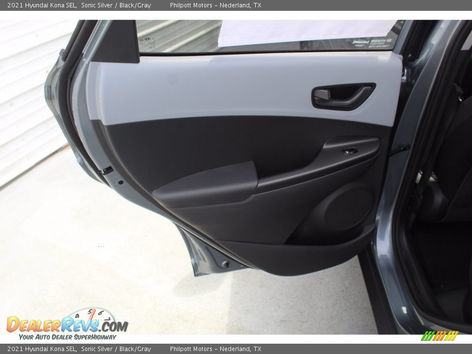 2021 Hyundai Kona SEL Sonic Silver / Black/Gray Photo #19