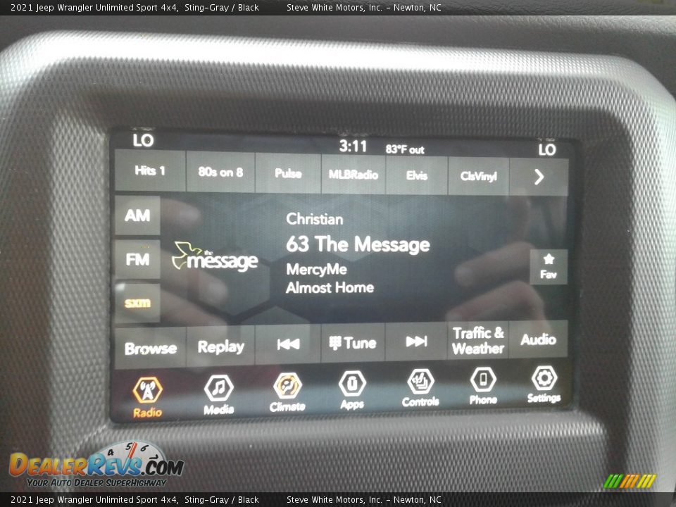 2021 Jeep Wrangler Unlimited Sport 4x4 Sting-Gray / Black Photo #21